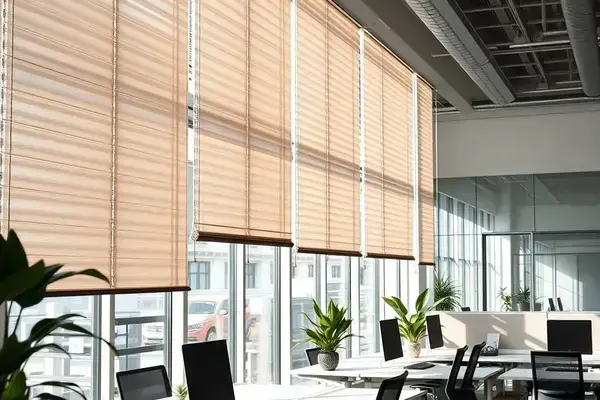 Commercial blinds cleaning service